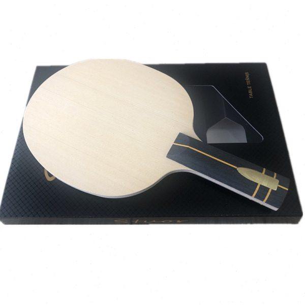 Stuor诺比利斯桧木7层乒乓球拍底板金黄色ZLC碳素外置专业级快攻