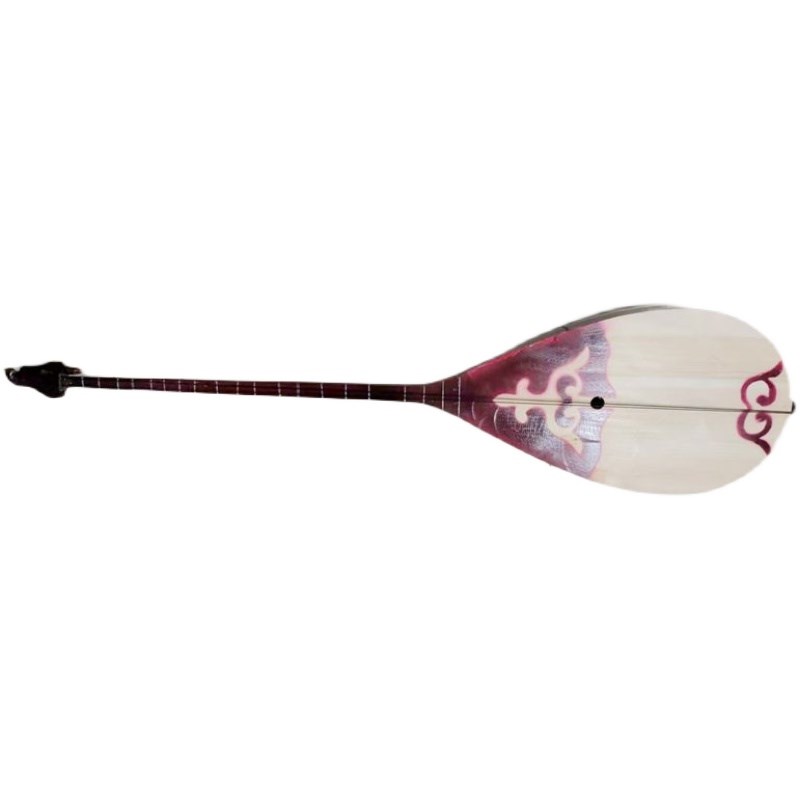 冬不拉民族乐器哈萨o克族乐器新疆乐器冬不拉花纹颜色以实物为准