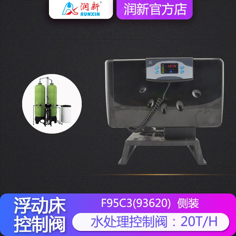 润新官方店 双罐侧装浮动床用控制阀 20吨浮动床 93620 F95C3