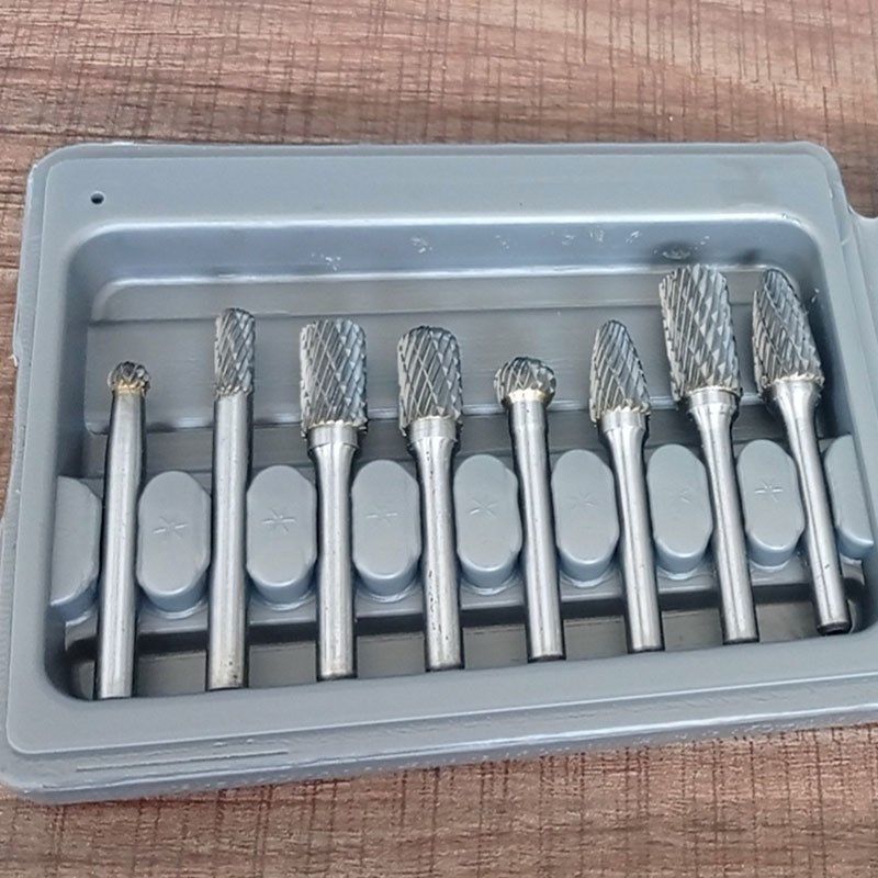 8pc件套双纹钨钢硬质合金旋转锉 电磨风磨配件 钨钢打磨头,标准件/零部件/工业耗材,磨头,淘宝优惠券,粉丝福利购,淘宝优惠卷