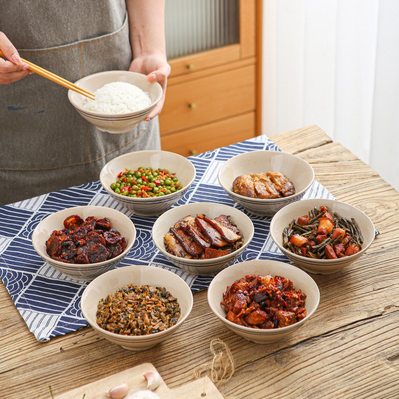 土碗仿古酒碗水浒传影视剧道具碗陶瓷碗酒碗米饭碗蒸碗扣肉碗极凯