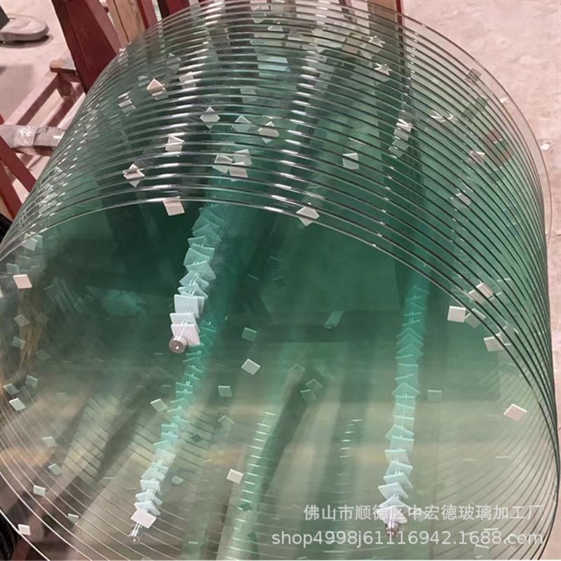 茶几圆形餐桌桌面钢化玻璃垫片家用定制定做烤漆台面板夹胶长方形