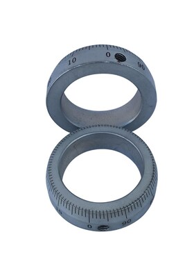 滕州ZX50CZX6350C钻铣床刻度盘内孔40厚15外径55铁刻度环0-100线