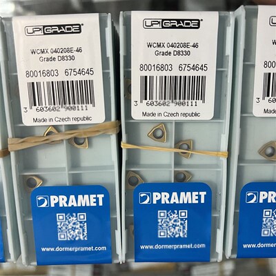 PRAMET普拉米特U钻刀片WCMX03 040208 05 06T308E-45 08-48 D8330