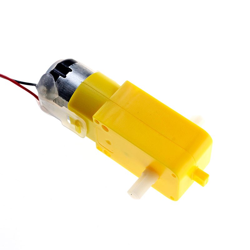 智能小车双轴马达直流减速电机tt马达带线3-6v 200转 1:120大扭力