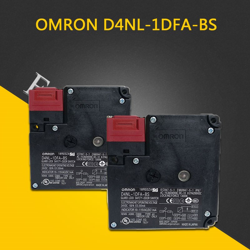 FANUC发那科安全门门锁D4NL-1DFA-BS-F小黄机安全门锁开关