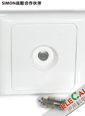 西蒙开关欧典61系列 串接式电视插座 J60473