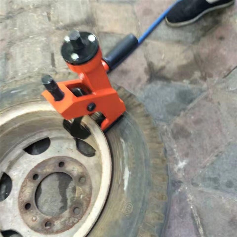 拆胎器便携式扒胎器移动压胎器轮胎拆装风炮扒卸简易拆胎机剥胎器