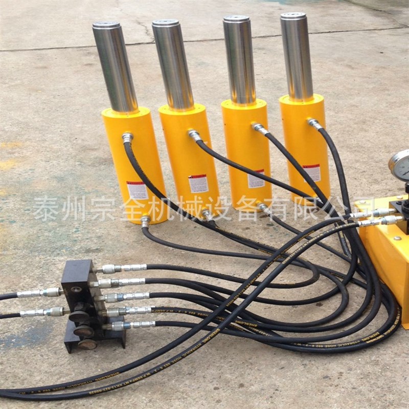 薄型液压千斤顶30T50吨100吨200吨单作用千斤顶手电动液压千顶