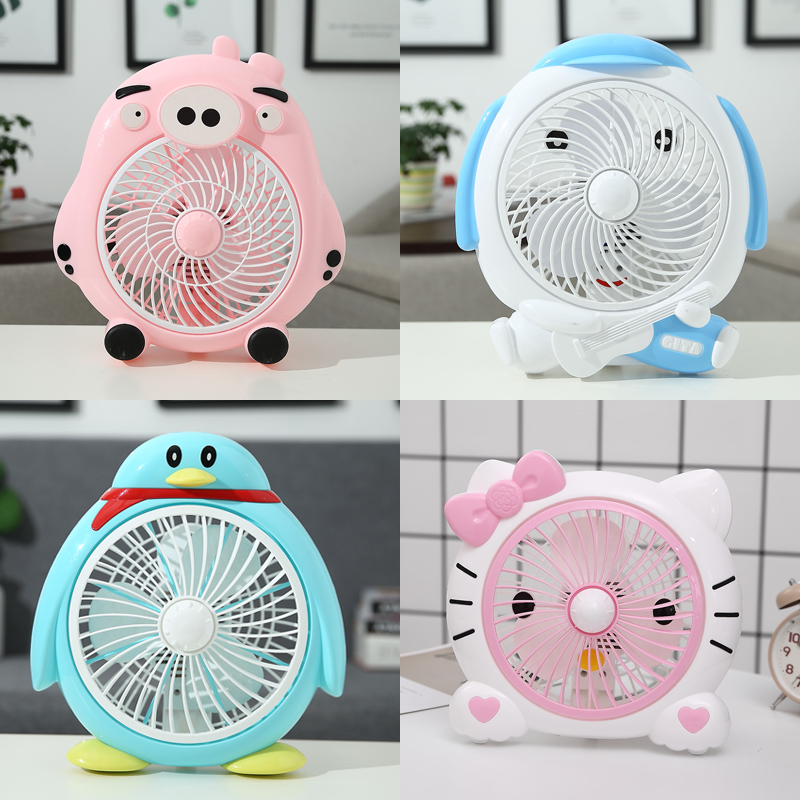 桌面小风扇宿舍小型台扇办公室学生台式转页扇迷你电扇电风扇家用