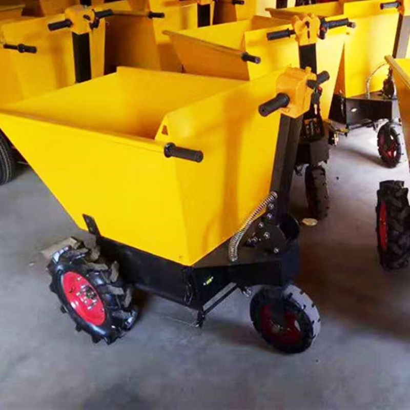 建筑工地电动手推车 电动手推 双轮翻斗手推车