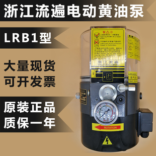 220V厂家原厂原装 浙江流遍润滑泵LRB1K20 2ZKI电动黄油泵380V