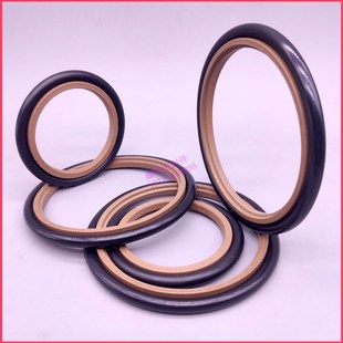 6.3活塞杆轴用组合密封圈件环 135.5 油缸油封斯特封STd BSJ型120