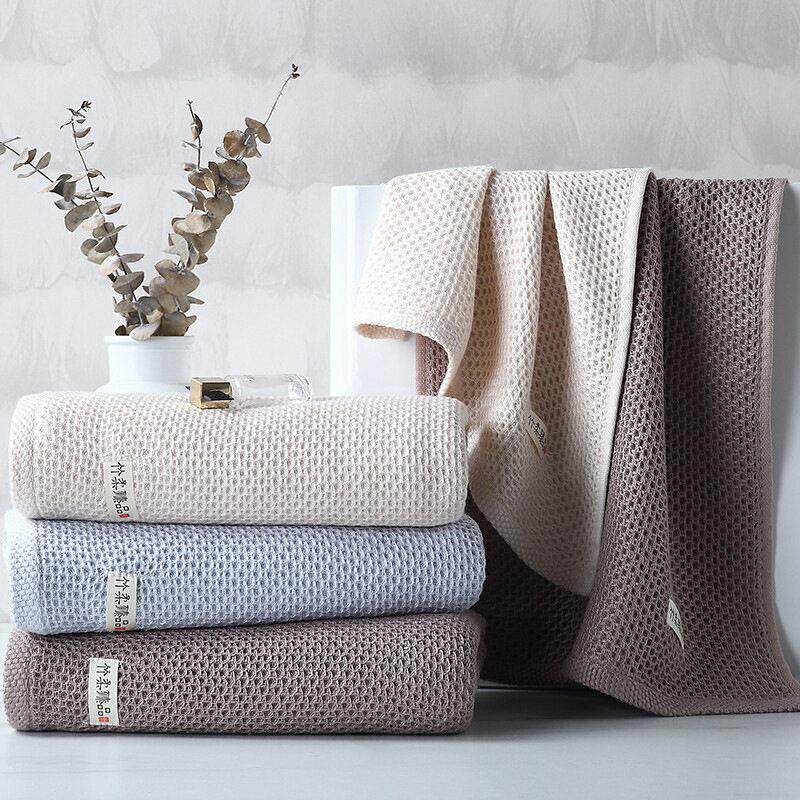 三条装竹一百竹纤维柔软吸水成人洗脸毛巾 蜂巢情侣洁面巾厂家直