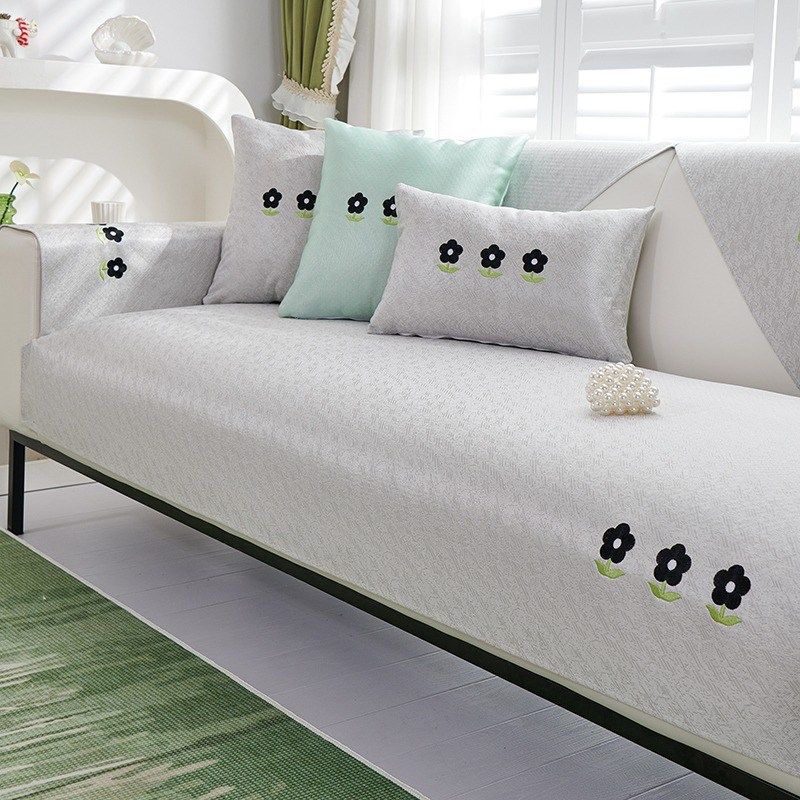 冰丝凉席沙发垫夏季夏天款防滑凉感坐垫简约现代全包沙发套罩盖布,居家布艺,沙发套,淘宝优惠券,粉丝福利购,淘宝优惠卷