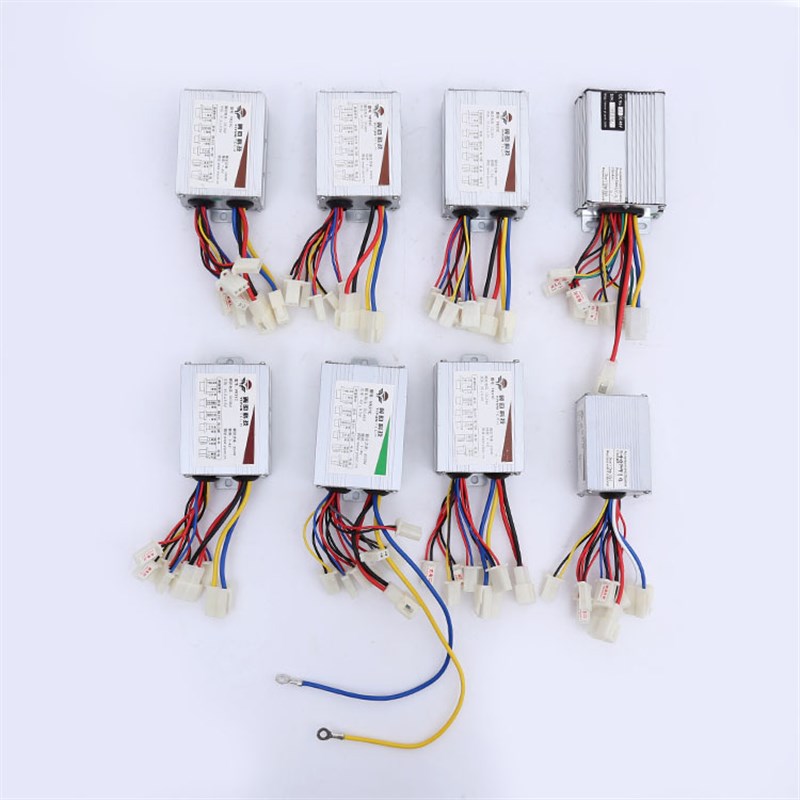翼昀 电动车有刷控制器24V250W36V48V350W500W800W滑板车控制器