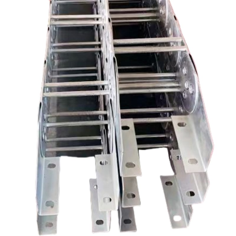 水洗压滤机爬链2000型钢制拖链铝合金景津坦克链管304不锈钢TL225