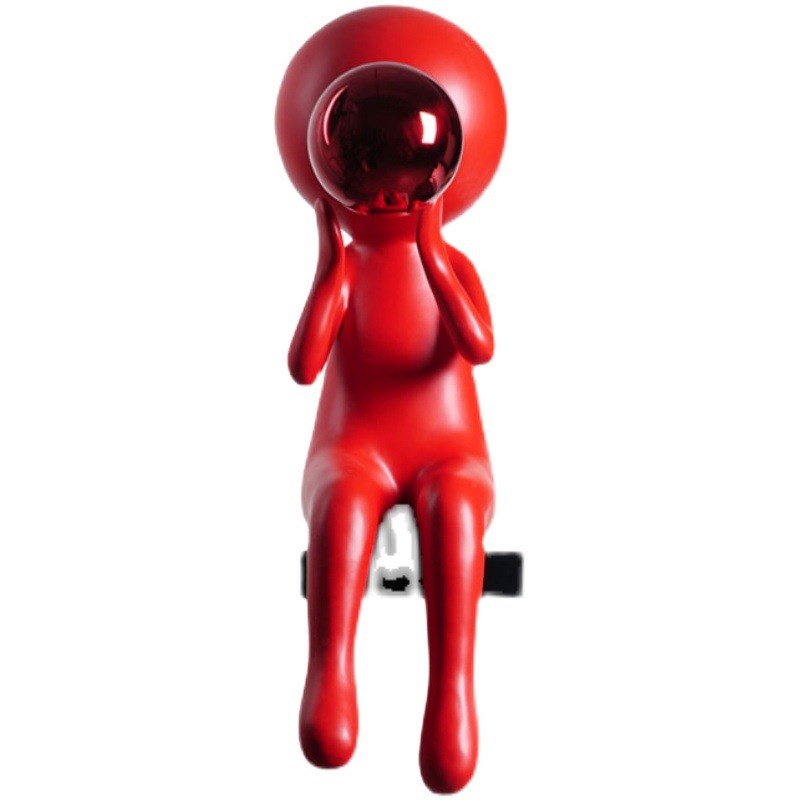 网红现代简约沉思者雕塑酒店大堂售楼处样板间落地抽象摆件