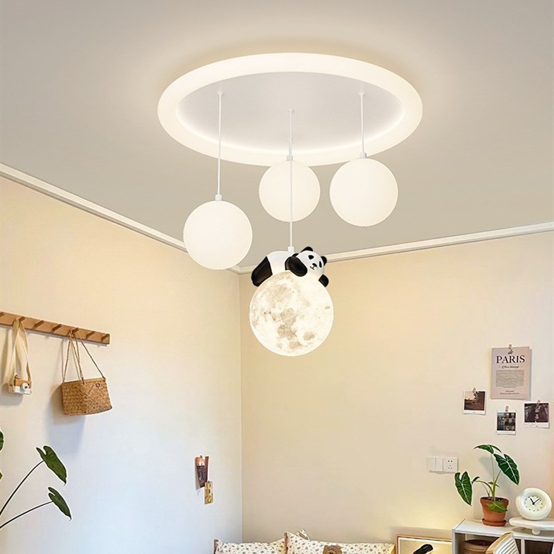 法式奶油风主卧室吸顶灯浪漫护眼房间客厅吊灯具现代简约大气中山