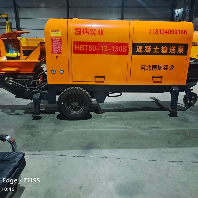 混凝土输送泵二次结构浇筑地泵细石大骨料砂浆上料机二次构造柱泵