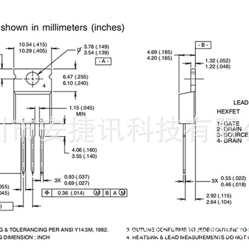 50件10种类型IRF系列晶体管分类套件,包括 IRFZ44 IRF510等