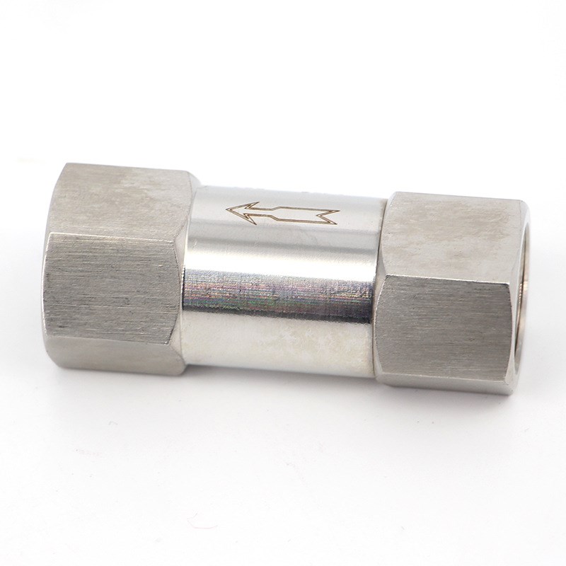 不锈钢分体式单向阀304 316内螺纹逆止阀软密封单向阀止回阀