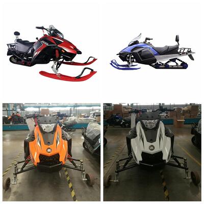 跨境出口150CC 两座成人履带式雪地摩托车 ATV 雪橇车 雪地越野车