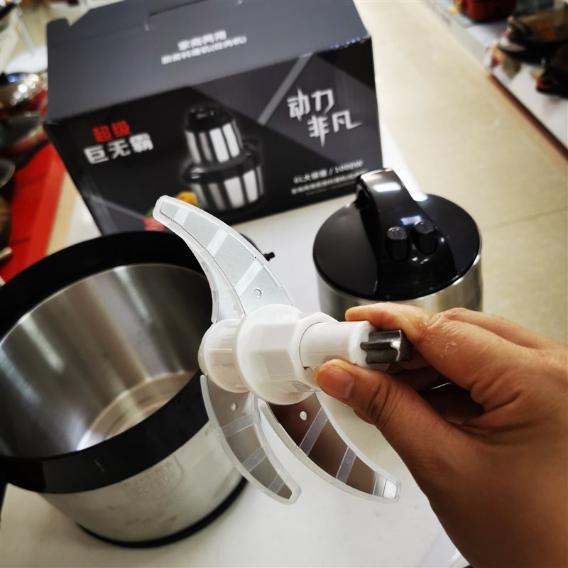 DUDOO多的商用家用6L绞肉机酒店食堂饭店用大容量绞肉机馅料机