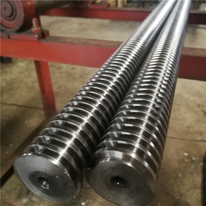 工厂加工T型丝杆不锈钢梯形牙条热镀锌丝杠3D打印机步进电机丝杆