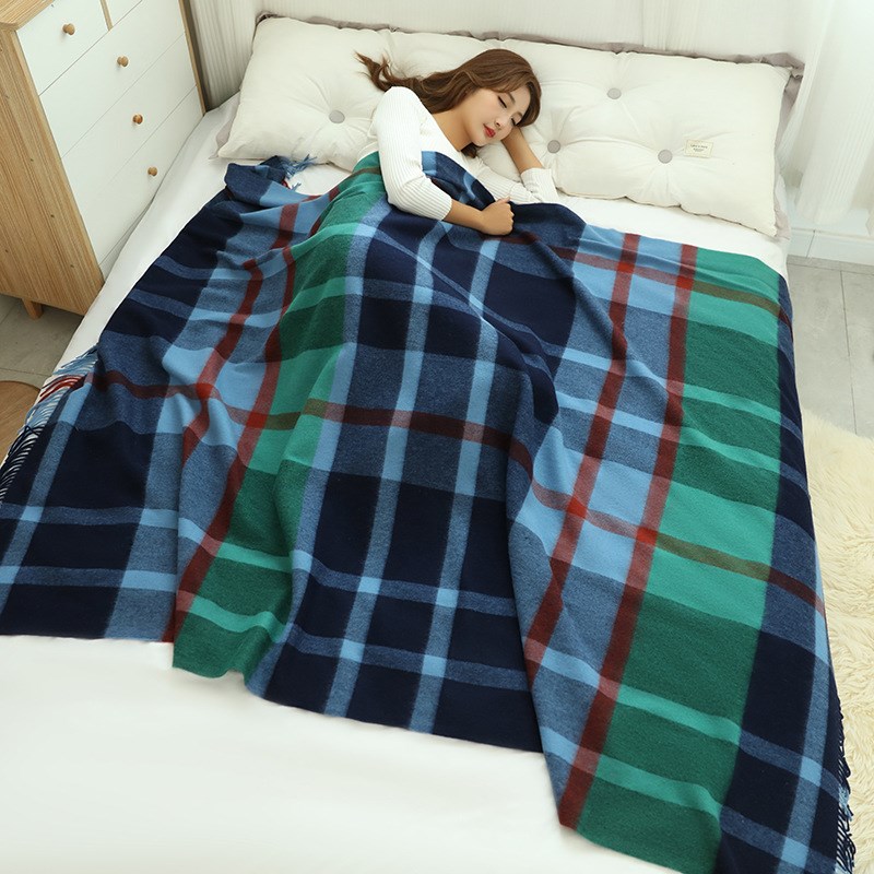 直供内蒙古羊毛毯空调毯子羊毛毯子纯毛毯毛毯空调毯流苏披毯