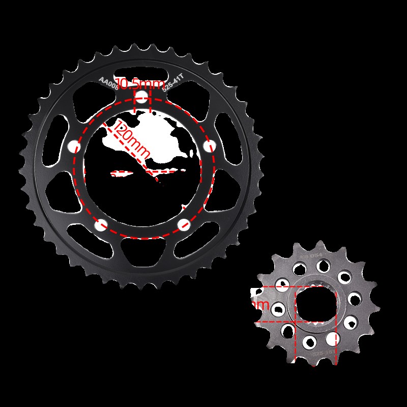 适配阿普利亚1000RR 1100 RSV4摩托车大小齿链轮牙盘油封链条套链