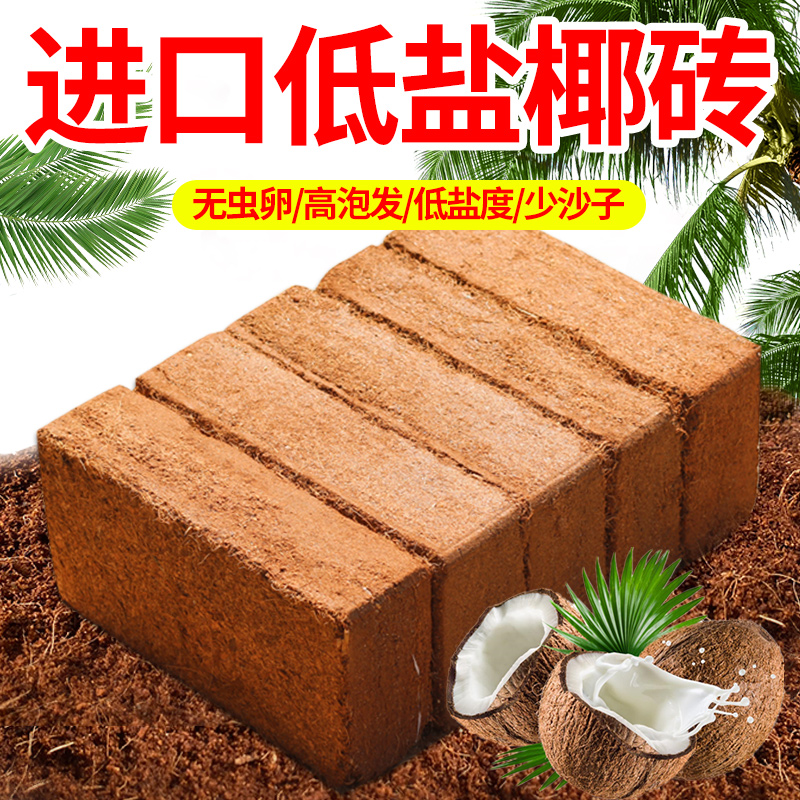 椰砖营养土养花通用椰糠椰砖大块脱盐椰壳椰子砖种菜肥料
