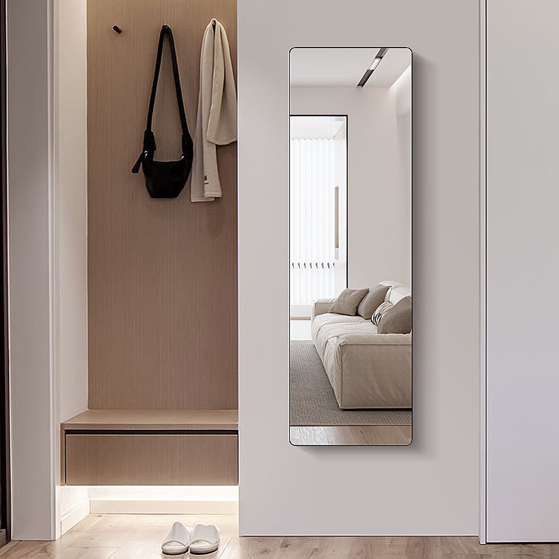 扬远门后镜子全身穿衣镜壁挂镜挂墙镜家用落地宿舍女生卧室挂门镜
