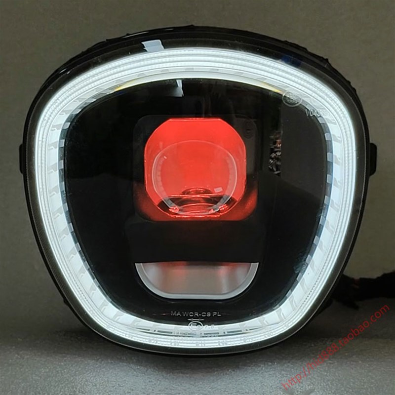 适用南方梦拉丽莎飞戈1改装大灯总成寸LED光透镜恶魔眼升级