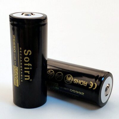 Sofirn26650可充电电池锂离子强光手电筒电池