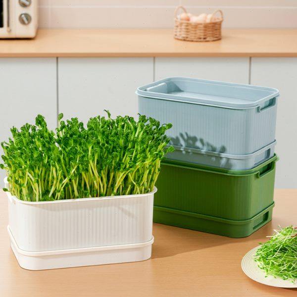 豆芽发芽盆育苗盆家用生豆芽机无公害托盘黄绿豆芽罐无土栽培水培,厨房电器,蔬菜机/豆芽机,淘宝优惠券,粉丝福利购,淘宝优惠卷