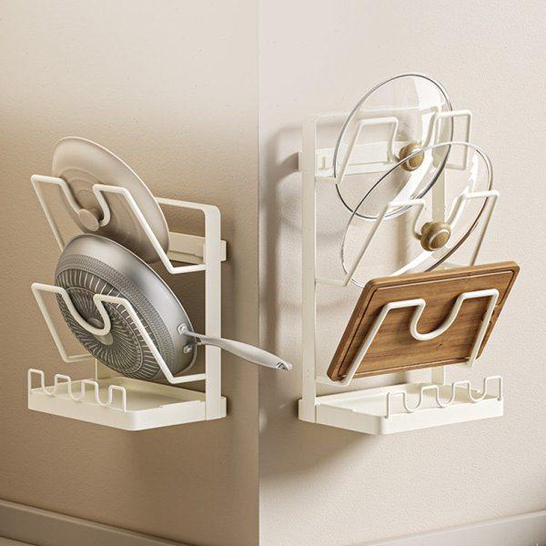 菜板放置架厨房锅盖架多层壁挂式免打孔置物架多功能家用收纳架子,厨房/烹饪用具,锅盖架/锅盖收纳垫,淘宝优惠券,粉丝福利购,淘宝优惠卷