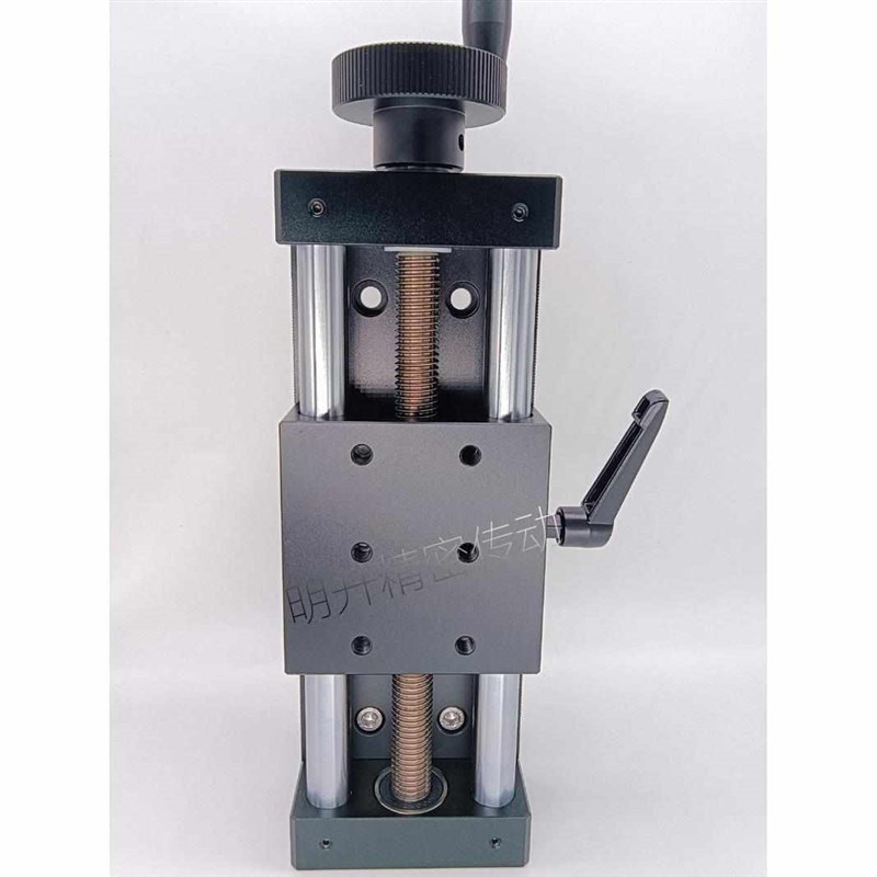 包邮z轴手摇丝杆升降滑台丝杠y进给组件重载长行程上下手动位移台