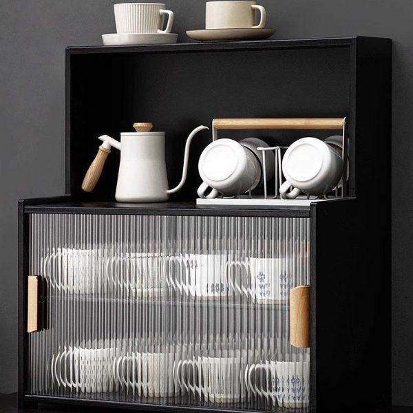 桌面收纳盒杯子收纳柜茶具展示柜子厨房餐具储物柜水杯置物架,收纳整理,包包收纳盒/箱,淘宝优惠券,粉丝福利购,淘宝优惠卷