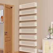 夹缝置物架家用门后多层窄书架厨房墙上收纳展示壁柜子化妆室储物