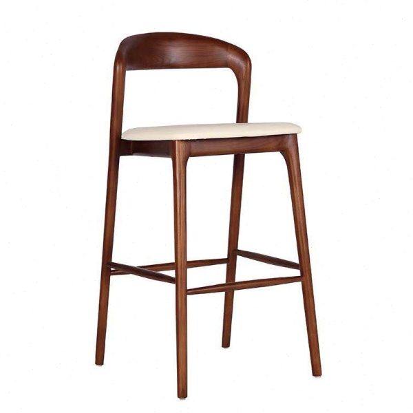 北欧实木吧台椅家用原木靠背脚凳现简约酒吧椅白蜡木创意吧椅,商业/办公家具,酒吧凳,淘宝优惠券,粉丝福利购,淘宝优惠卷