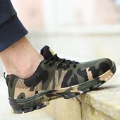 底夏季 劳保鞋 防砸刺工作穿钢包头轻便透气男安全工地防臭耐磨四季