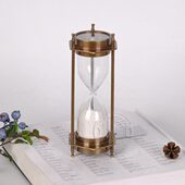 创意家居软装 进口简约纯铜沙漏摆件 北欧式 饰品客厅电视柜摆设