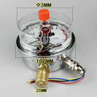 上海天湖YNXC-100耐震电接点压力表 抗震真空0-1 1.6 2.5 40MPA