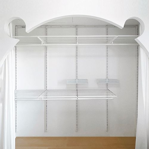 三个房间金属衣柜衣帽间框架定制衣帽间架子组装走入式卧室折叠门