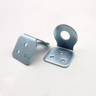 农村大门锁扣铁镀锌门锁扣加厚款 铁门木门大门门扣门鼻子直角对扣