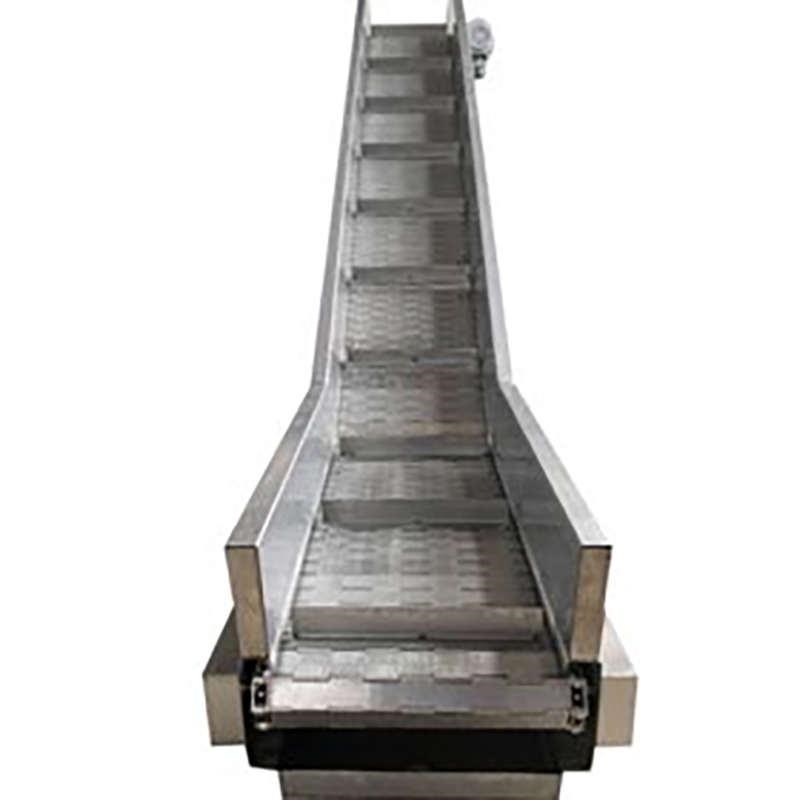 网带炼板输送机流水线304不锈钢输送带传动卸货网炼传送带提升机