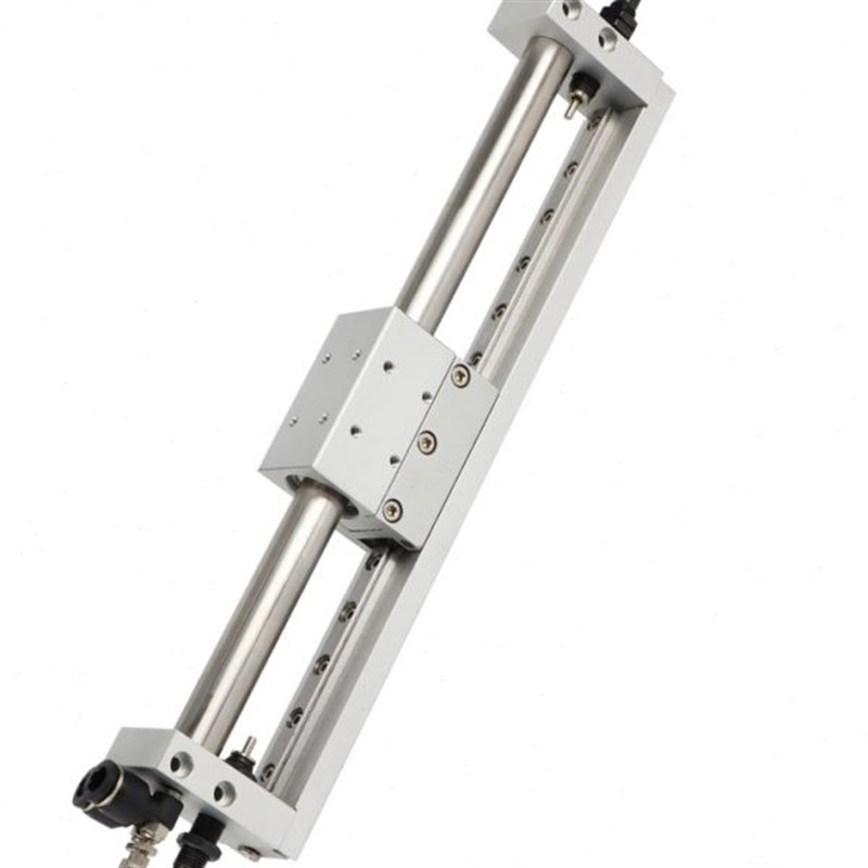 磁偶式无杆气缸带导轨RMH16/20小型气动滑台多方位加载机械手螺