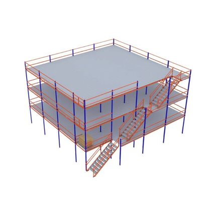 阁楼货架工厂全国搭建阁楼平台现货仓库二层隔层 重型仓储货架