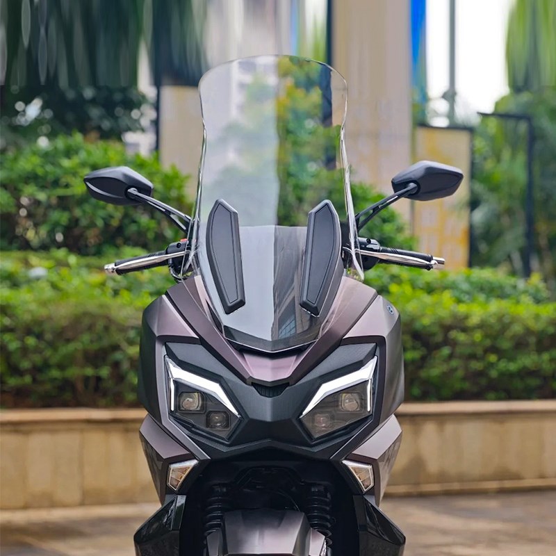 天飞仕适用于三阳行者300风挡加高行者300挡风玻璃改装配件挡雨板